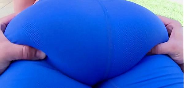  Bootylicious amateur banged after yoga pov